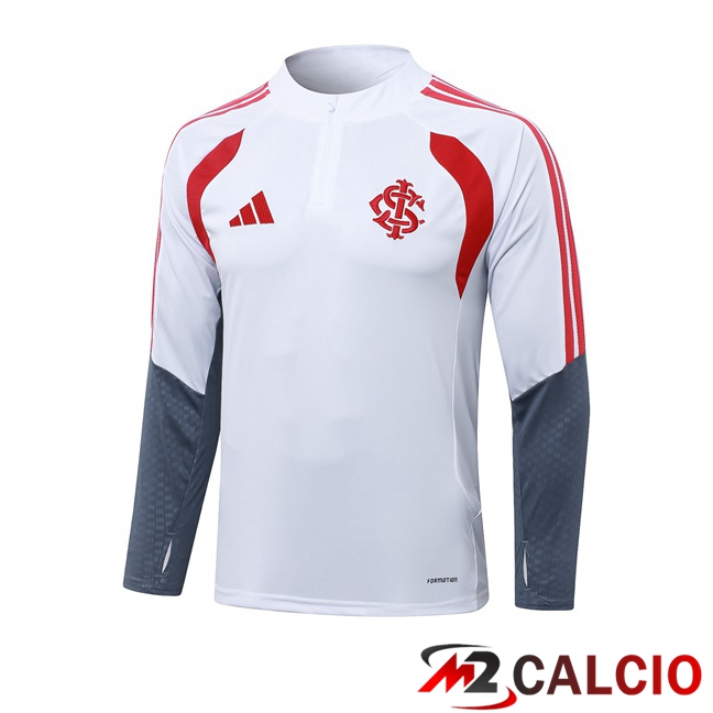 Maglie Calcio Personalizzate,Tute Calcio Squadre,Maglia Nazionale Italiana Calcio | Felpa Allenamento SC Internazionale Bianco 2026/2027