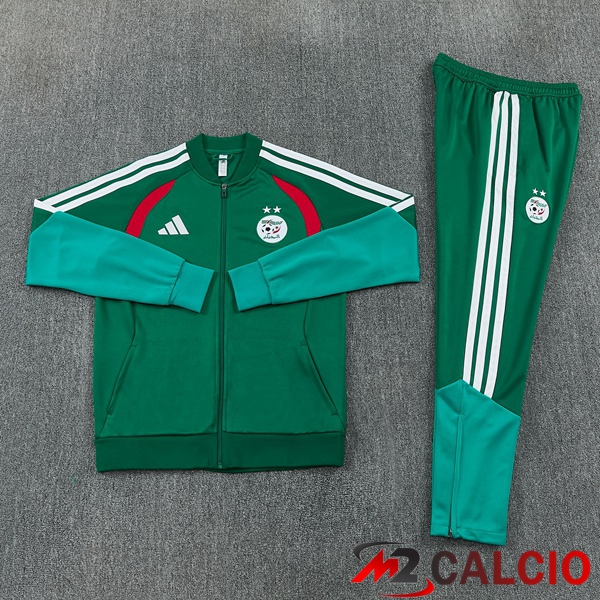 Insieme Tuta Calcio - Giacca Algeria Verde 2026/2027