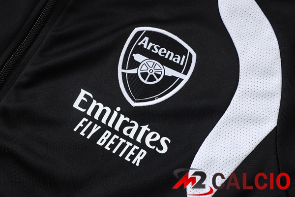 Insieme Tuta Calcio - Giacca Arsenal Nero 2026/2027