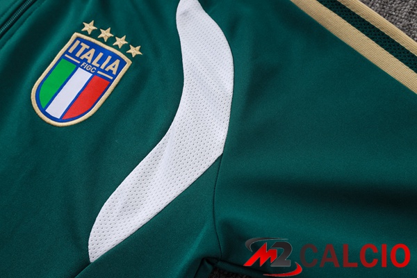 Insieme Tuta Calcio - Giacca Italia Verde 2026/2027