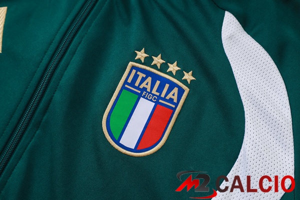 Insieme Tuta Calcio - Giacca Italia Verde 2026/2027