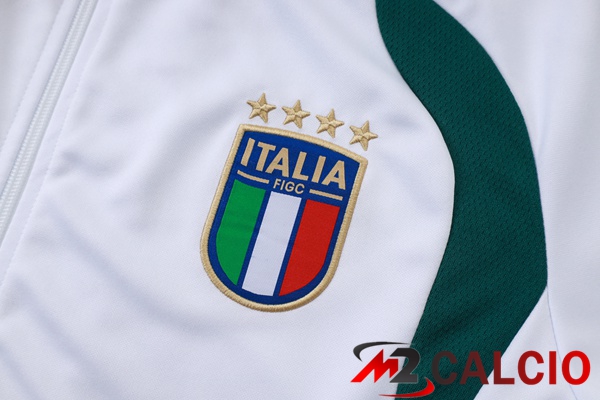 Insieme Tuta Calcio - Giacca Italia Bianco 2026/2027