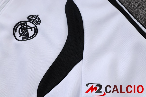 Insieme Tuta Calcio - Giacca Real Madrid Bianco 2026/2027