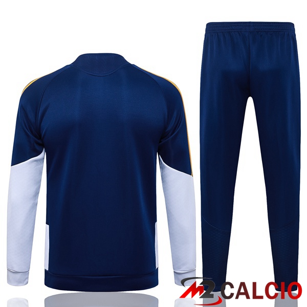 Insieme Tuta Calcio - Giacca Real Madrid Blu Reale 2026/2027