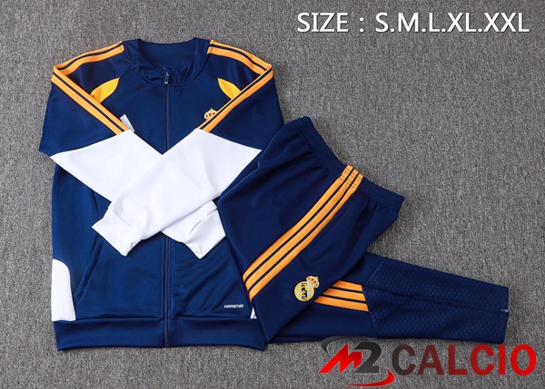 Insieme Tuta Calcio - Giacca Real Madrid Blu Reale 2026/2027