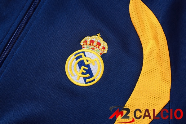 Insieme Tuta Calcio - Giacca Real Madrid Blu Reale 2026/2027