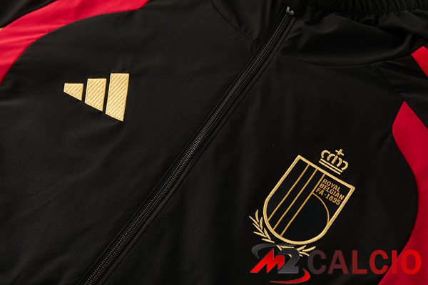 Tuta Calcio - Giacca A Vento Belgio Nero 2026/2027