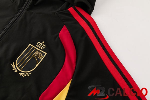 Tuta Calcio - Giacca A Vento Belgio Nero 2026/2027