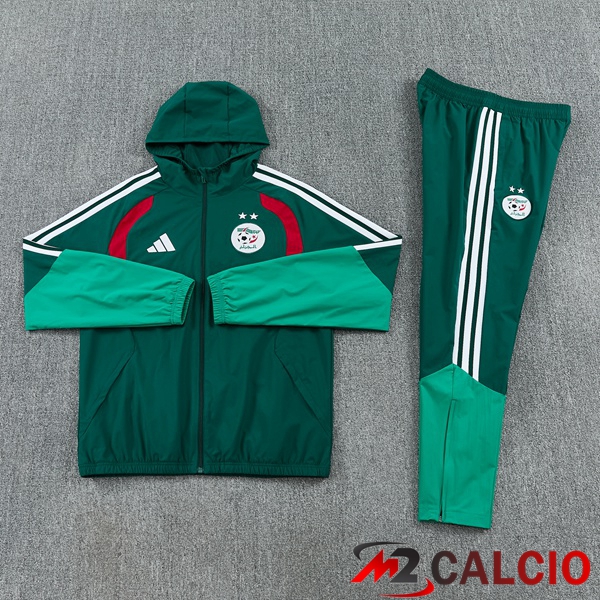 Tuta Calcio - Giacca A Vento Algeria Verde 2026/2027