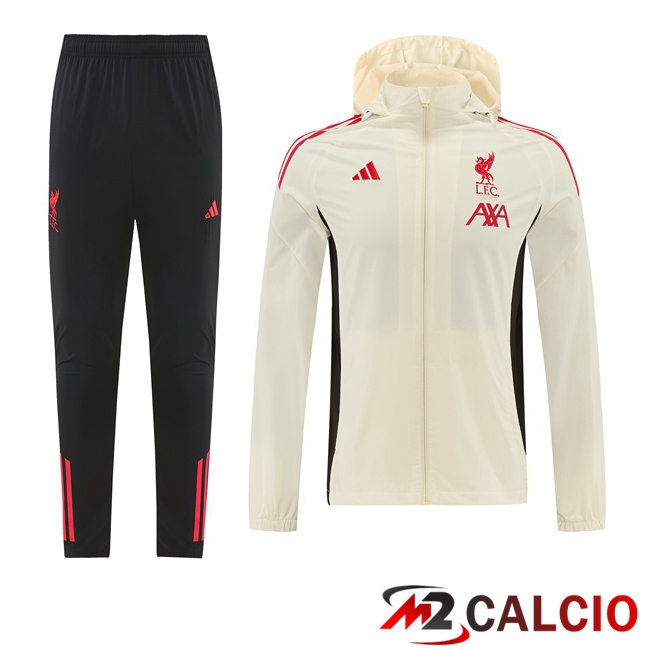 Maglie Calcio Personalizzate,Tute Calcio Squadre,Maglia Nazionale Italiana Calcio | Tuta Calcio - Giacca A Vento FC Liverpool Giallo 2026/2027