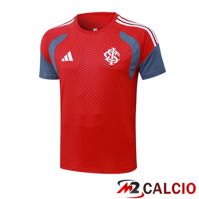 Maglie Calcio Personalizzate,Tute Calcio Squadre,Maglia Nazionale Italiana Calcio | T Shirt Allenamento SC Internazionale Rosso 2026/2027