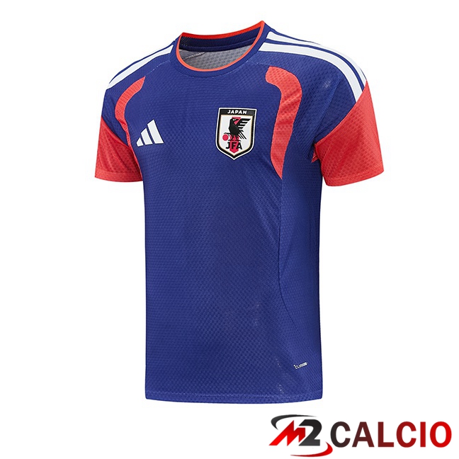 Maglie Calcio Personalizzate,Tute Calcio Squadre,Maglia Nazionale Italiana Calcio | T Shirt Allenamento Giappone Blu Reale 2026/2027