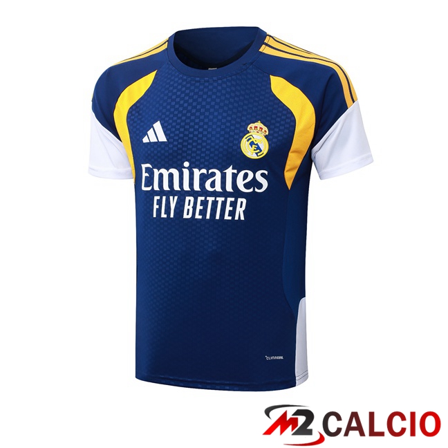 Maglie Calcio Personalizzate,Tute Calcio Squadre,Maglia Nazionale Italiana Calcio | T Shirt Allenamento Real Madrid Blu Reale 2026/2027