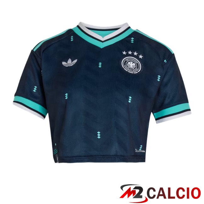 Maglie Calcio Personalizzate,Tute Calcio Squadre,Maglia Nazionale Italiana Calcio | Maglie Calcio Germania Court Donna Seconda Blu Reale 2026/2027