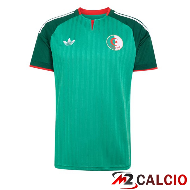 Maglie Calcio Personalizzate,Tute Calcio Squadre,Maglia Nazionale Italiana Calcio | Maglie Calcio Algeria Seconda Verde 2026/2027
