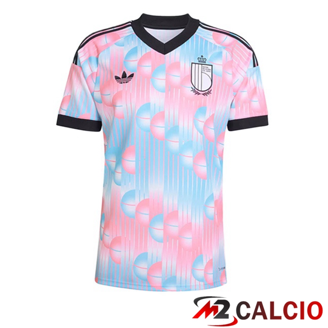 Maglie Calcio Personalizzate,Tute Calcio Squadre,Maglia Nazionale Italiana Calcio | Maglie Calcio Belgio Seconda Rosa Blu 2026/2027