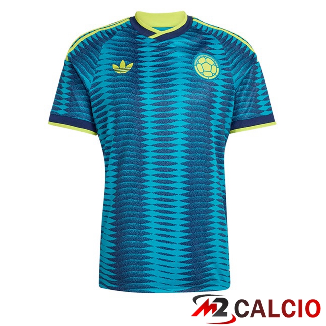 Maglie Calcio Personalizzate,Tute Calcio Squadre,Maglia Nazionale Italiana Calcio | Maglie Calcio Colombia Seconda Blu 2026/2027