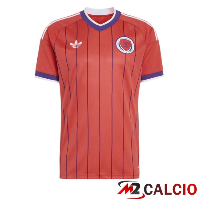 Maglie Calcio Personalizzate,Tute Calcio Squadre,Maglia Nazionale Italiana Calcio | Maglie Calcio Scozia Seconda Rosso 2026/2027