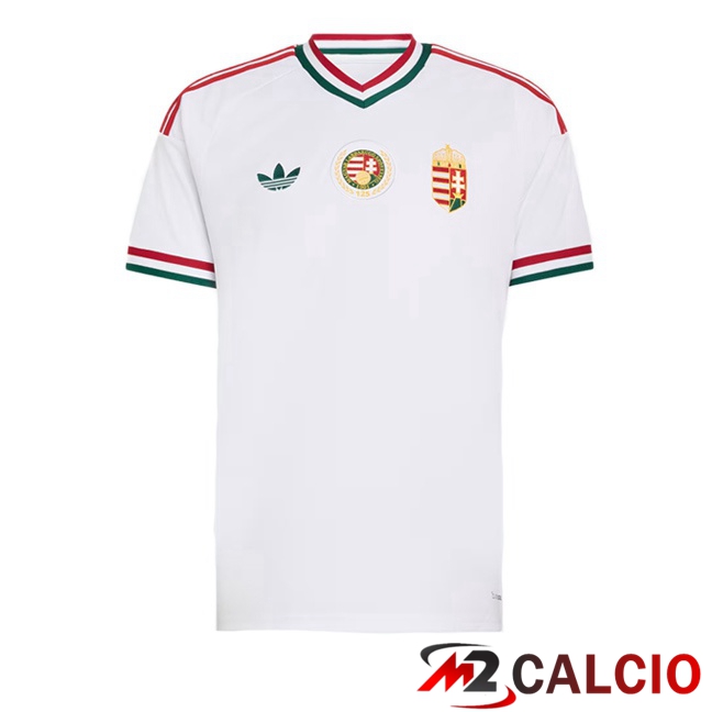 Maglie Calcio Personalizzate,Tute Calcio Squadre,Maglia Nazionale Italiana Calcio | Maglie Calcio Ungheria Seconda Bianco 2026/2027