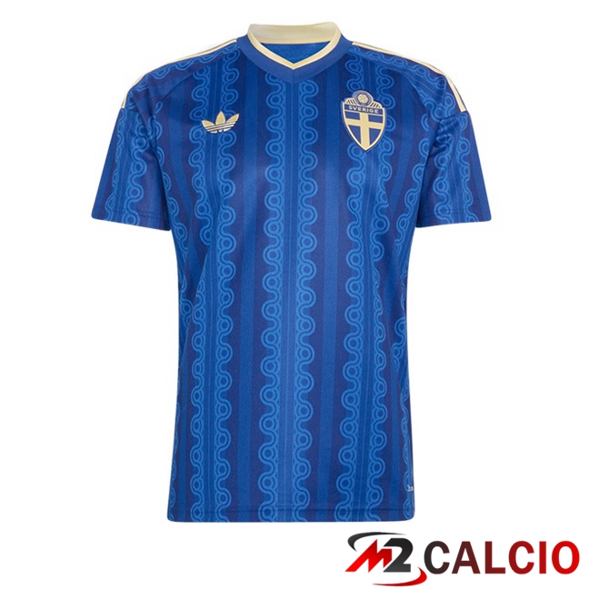Maglie Calcio Personalizzate,Tute Calcio Squadre,Maglia Nazionale Italiana Calcio | Maglie Calcio Svezia Seconda Blu 2026/2027