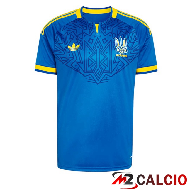 Maglie Calcio Personalizzate,Tute Calcio Squadre,Maglia Nazionale Italiana Calcio | Maglie Calcio Ucraina Seconda Blu 2026/2027
