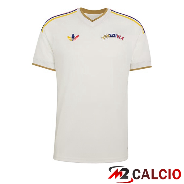 Maglie Calcio Personalizzate,Tute Calcio Squadre,Maglia Nazionale Italiana Calcio | Maglie Calcio Venezuela Seconda Bianco 2026/2027