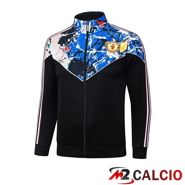 Maglie Calcio Personalizzate,Tute Calcio Squadre,Maglia Nazionale Italiana Calcio | Giacca Calcio Manchester United Blu Nero 2026/2027