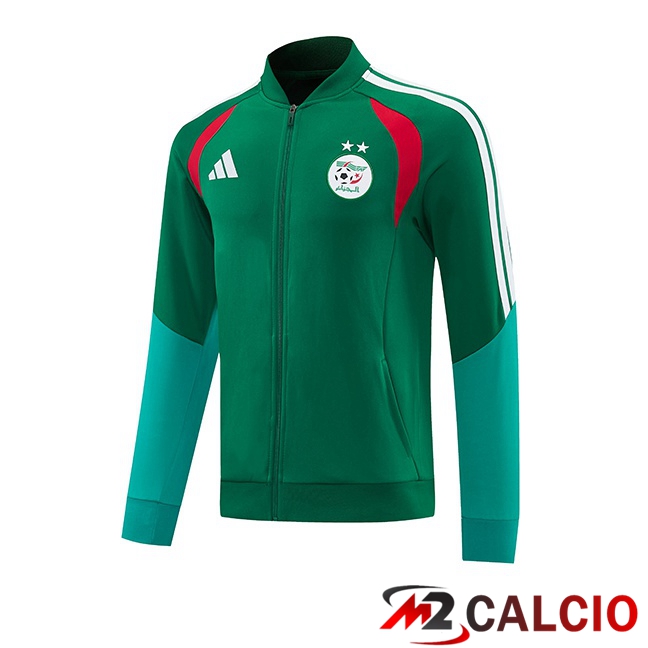 Maglie Calcio Personalizzate,Tute Calcio Squadre,Maglia Nazionale Italiana Calcio | Giacca Calcio Algeria Verde 2026/2027