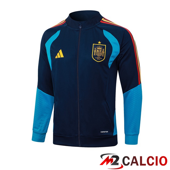 Maglie Calcio Personalizzate,Tute Calcio Squadre,Maglia Nazionale Italiana Calcio | Giacca Calcio Spagna Blu Reale 2026/2027