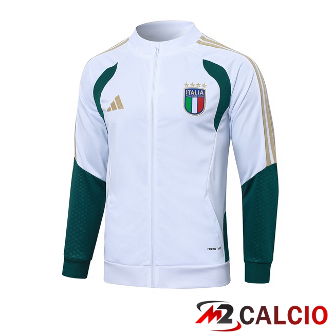 Maglie Calcio Personalizzate,Tute Calcio Squadre,Maglia Nazionale Italiana Calcio | Giacca Calcio Italia Bianco 2026/2027