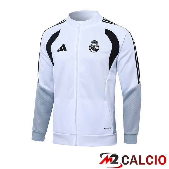 Maglie Calcio Personalizzate,Tute Calcio Squadre,Maglia Nazionale Italiana Calcio | Giacca Calcio Real Madrid Bianco 2026/2027
