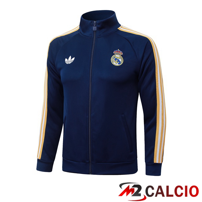 Maglie Calcio Personalizzate,Tute Calcio Squadre,Maglia Nazionale Italiana Calcio | Giacca Calcio Real Madrid Blu Reale 2026/2027