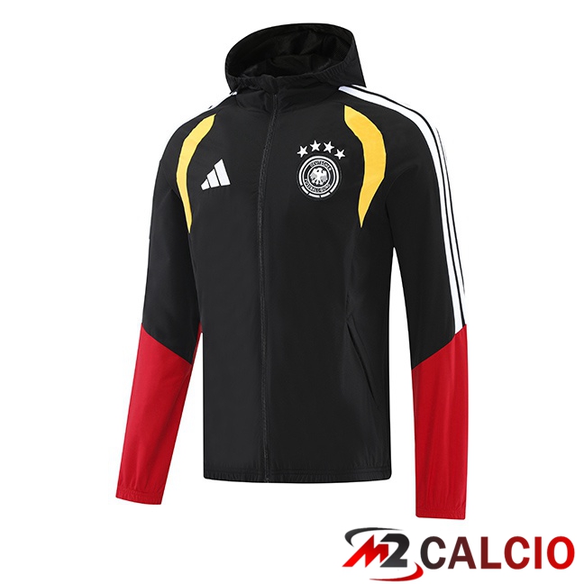 Maglie Calcio Personalizzate,Tute Calcio Squadre,Maglia Nazionale Italiana Calcio | Giacca A Vento Germania Nero 2026/2027