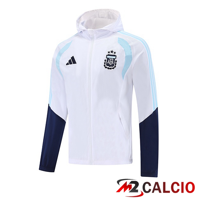 Maglie Calcio Personalizzate,Tute Calcio Squadre,Maglia Nazionale Italiana Calcio | Giacca A Vento Argentina Bianco 2026/2027