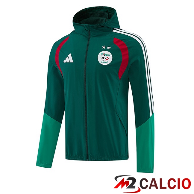 Maglie Calcio Personalizzate,Tute Calcio Squadre,Maglia Nazionale Italiana Calcio | Giacca A Vento Algeria Verde 2026/2027