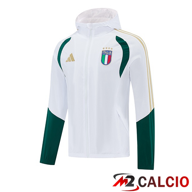 Maglie Calcio Personalizzate,Tute Calcio Squadre,Maglia Nazionale Italiana Calcio | Giacca A Vento Italia Bianco 2026/2027