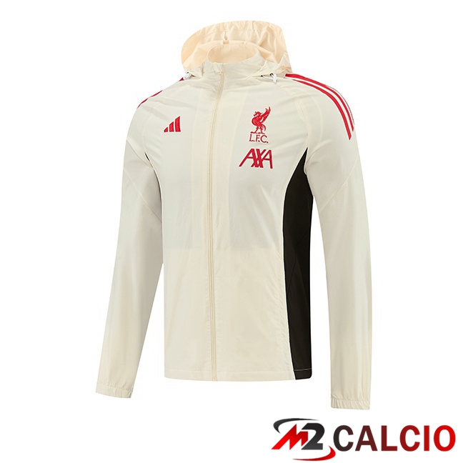 Maglie Calcio Personalizzate,Tute Calcio Squadre,Maglia Nazionale Italiana Calcio | Giacca A Vento FC Liverpool Giallo 2026/2027