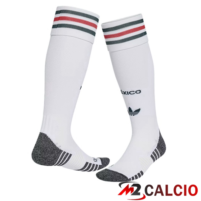 Maglie Calcio Personalizzate,Tute Calcio Squadre,Maglia Nazionale Italiana Calcio | Calzini Calcio Messico Seconda Bianco 2026/2027