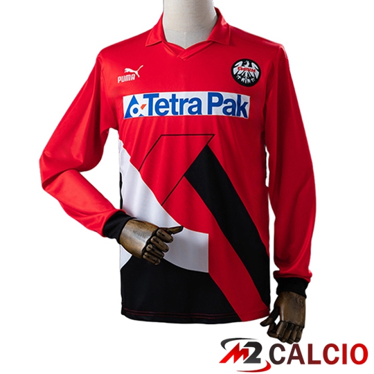 Maglie Calcio Personalizzate,Tute Calcio Squadre,Maglia Nazionale Italiana Calcio | Maglie Calcio Eintracht Frankfurt Prima Manica Lunga 1993/1995
