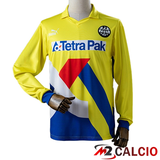 Maglie Calcio Personalizzate,Tute Calcio Squadre,Maglia Nazionale Italiana Calcio | Maglie Calcio Eintracht Frankfurt Seconda Manica Lunga 1993/1996