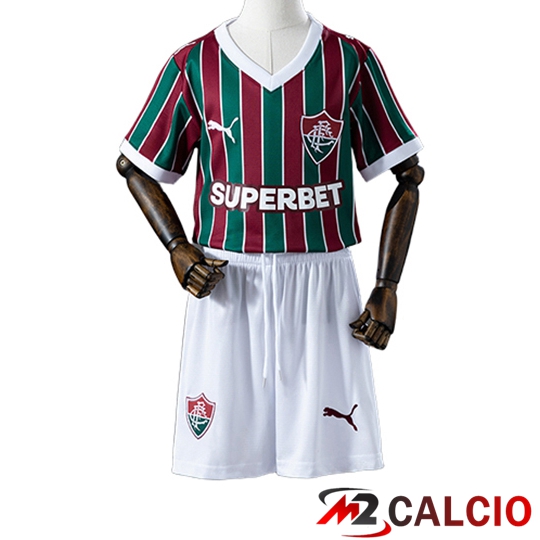 Maglie Calcio Personalizzate,Tute Calcio Squadre,Maglia Nazionale Italiana Calcio | Maglie Calcio Fluminense Bambino Prima 2026/2027