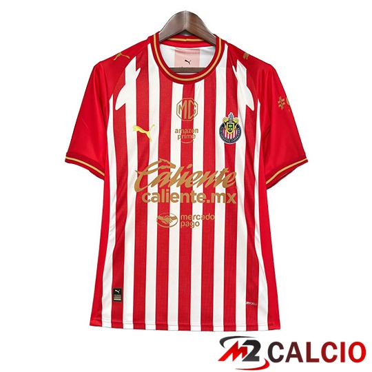 Maglie Calcio Personalizzate,Tute Calcio Squadre,Maglia Nazionale Italiana Calcio | Maglie Calcio CD Guadalajara Special Edition Rosso 2026/2027