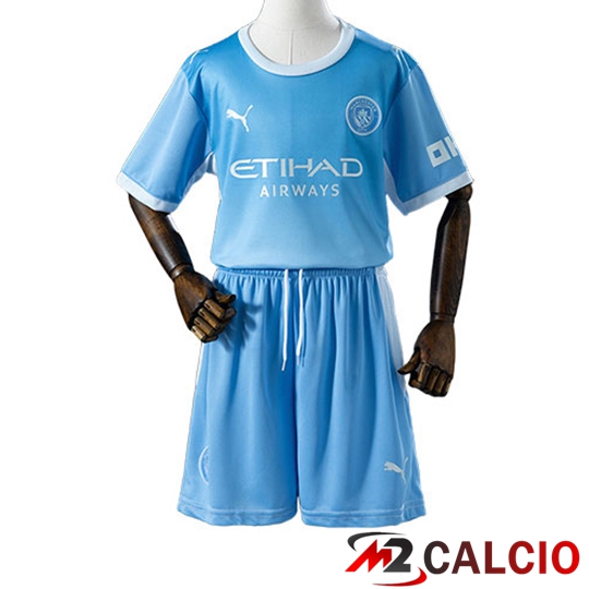 Maglie Calcio Personalizzate,Tute Calcio Squadre,Maglia Nazionale Italiana Calcio | Maglie Calcio Manchester City Bambino Prima 2026/2027