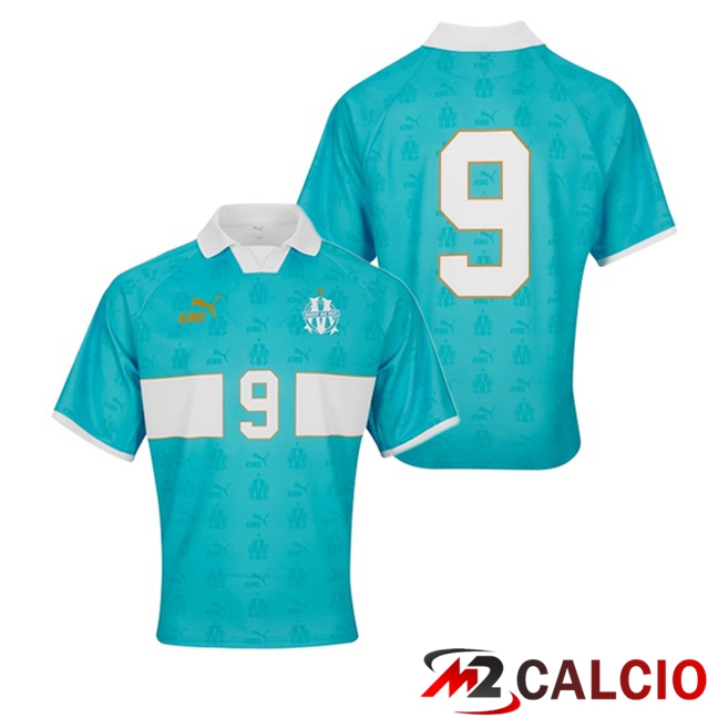 Maglie Calcio Personalizzate,Tute Calcio Squadre,Maglia Nazionale Italiana Calcio | Maglie Calcio Marsiglia OM Edizione Speciale Blu 2025/2026