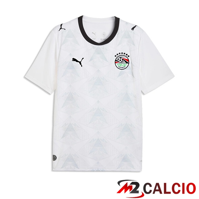 Maglie Calcio Personalizzate,Tute Calcio Squadre,Maglia Nazionale Italiana Calcio | Maglie Calcio Egitto Seconda Bianco 2026/2027