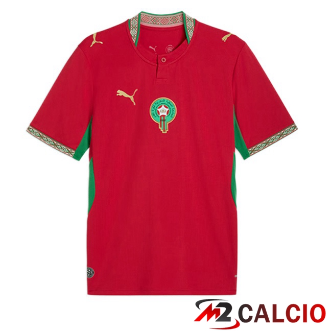 Maglie Calcio Personalizzate,Tute Calcio Squadre,Maglia Nazionale Italiana Calcio | Maglie Calcio Marocco Prima Rosso 2026/2027