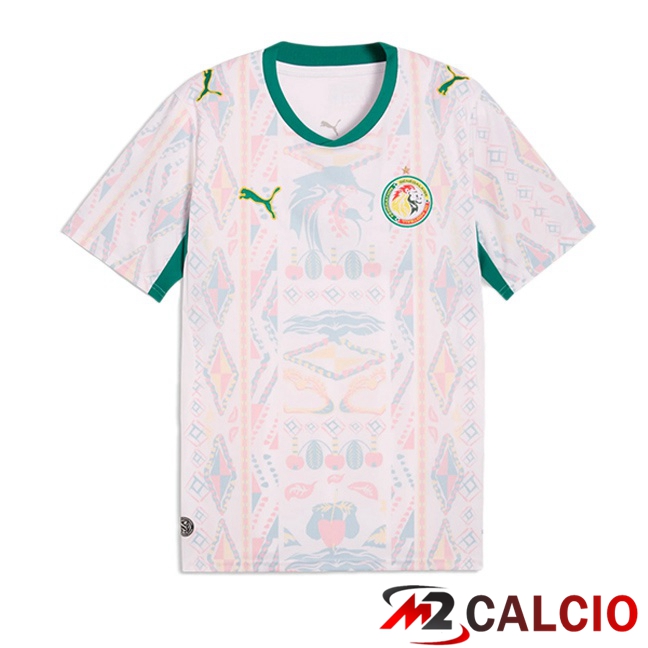 Maglie Calcio Personalizzate,Tute Calcio Squadre,Maglia Nazionale Italiana Calcio | Maglie Calcio Senegal Prima Bianco 2026/2027