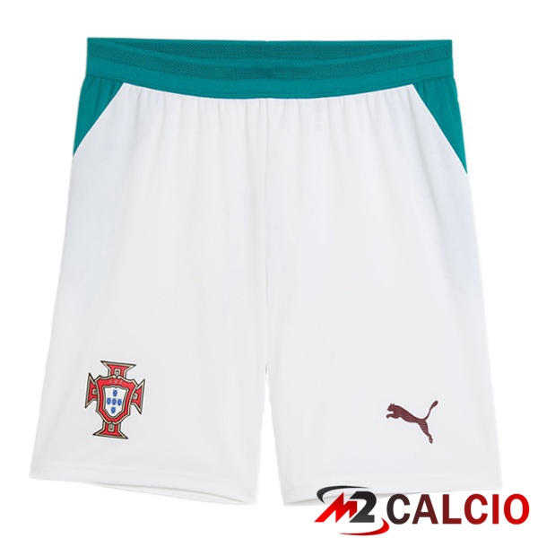 Maglie Calcio Portogallo Seconda Verde Bianco 2026/2027
