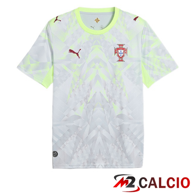 Maglie Calcio Personalizzate,Tute Calcio Squadre,Maglia Nazionale Italiana Calcio | Maglie Calcio Portogallo Portiere Grigio 2026/2027