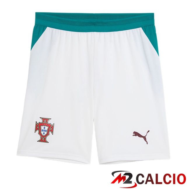 Maglie Calcio Personalizzate,Tute Calcio Squadre,Maglia Nazionale Italiana Calcio | Pantaloncini Calcio Portogallo Seconda Bianco 2026/2027